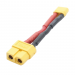 Разъемы питания DC AMASS Переходник гнездо XT60-F на штекерXT30-M (14AWG 5см)#2176228