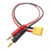 Разъемы питания DC AMASS Переходник штекер XT60-M на 2 штекера4мм (14AWG 30см)#2176222