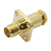 Разъемы высокочастотные NONAME SMA-KF-1.5 12.5x12.5 Gold ГнездоSMA на блок под кабель RG174/RG179/RG188/RG316/RD315/LMR100 сфланцем#2175288