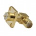 Разъемы высокочастотные NONAME SMA-KWF 12.5x12.5/4/1.8 GoldГнездо SMA угловое на блок под пайку, втулка 4мм, жила 1,8мм d=1мм#2175274