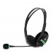 Наушники с микрофоном Оклик HS-M100 черный 1.8м накладные оголовье (1532004)#2170270