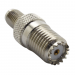 Разъемы высокочастотные NONAME SMA/miniUHF-KK Silver Переходникгнездо SMA на гнездо miniUHF#2175814