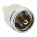 Разъемы высокочастотные NONAME SMA/UHF-JJ Gold/Silver Переходникштекер SMA на штекер UHF#2175922