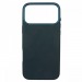 Задняя накладка для iPhone 17 Pro Max (экокожа, поддержка MagSafe),темно-синяя (Full Case) (PL-161) PiBlue#2179599