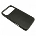 Задняя накладка для iPhone 17 Pro Max (экокожа, поддержка MagSafe),черная (Full Case) (PL-161) PiBlue#2179197
