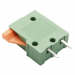 Нажимные клеммники KAIFENG KF141V-2.54-01P-1G (Зеленый)Нажимной клеммник на плату 1 конт. шаг 2,54мм 130В 6А#2171736