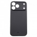 Задняя накладка для iPhone 17 Pro Max (карбон, ультратонкая, сзащитой камеры, защита от отпечатков пальцев), черная (Air Carbon) (FullCase) KZDOO#2170556