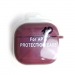 Чехол для наушников AirPods 4 Protection Case с карабином бордовый (10)#2173772