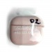 Чехол для наушников AirPods 4 Protection Case с карабином пудра (02)#2173766