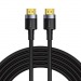HDMI-кабель 4KHDMI-4KHDMI Baseus CADKLF-G01, силикон, 3.0 м, круглый, черный#2173219