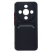 Чехол-накладка - SC337 с картхолдером для "Honor X70 Pro Max" (black) (245942)#2175536