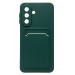 Чехол-накладка - SC337 с картхолдером для "Samsung Galaxy A27 5G" (dark green) (245957)#2175527