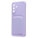 Чехол-накладка - SC337 с картхолдером для "Samsung Galaxy A27 5G" (light violet) (245956)#2175523