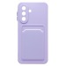 Чехол-накладка - SC337 с картхолдером для "Samsung Galaxy A27 5G" (light violet) (245956)#2175524