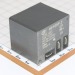 Реле электромагнитные HONGFA HF105F-2/012D-1ZST Реле 12В SPDT250В 20А (AgSnO) с клеммами 6,3мм#2173332