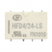 Реле электромагнитные HONGFA HFD4/24-LSR Реле 24В DPDT 125В0,5А (AgNi+Au) сигнальное с фиксацией 1 катушка SMT#2173009