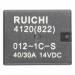 Реле электромагнитные Ruichi 4120 12VDC (822) 30A Реле 12В SPDT 14В40/30А#2172929