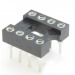 Панельки под микросхемы CONNFLY DS1001-01-08BT1NST1X-JKB (DIP-8)DIP панель 8 конт. цанговая ширина 7,62мм#2173641