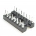 Панельки под микросхемы CONNFLY DS1001-01-16BT1NST1S-JKB(DIP-16) DIP панель 16 конт. цанговая ширина 7,62мм#2173644