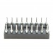 Панельки под микросхемы CONNFLY DS1001-01-18BT1NST1S-JKB(DIP-18) DIP панель 18 конт. цанговая ширина 7,62мм#2173645