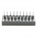 Панельки под микросхемы CONNFLY DS1001-01-20BT1NST1S-JKB(DIP-20) DIP панель 20 конт. цанговая ширина 7,62мм#2173646