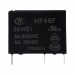 Реле электромагнитные HONGFA HF46F/24-HS1 Реле 24В SPST-NO 250В5А (AgNi)#2173414