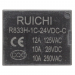 Реле электромагнитные Ruichi R833H-1C-24VDC-C Реле 24В SPDT 250В10А#2173300