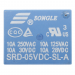 Реле электромагнитные Songle SRD-05VDC-SL-A Реле 5В SPST-NO 250В10А 4 конт.#2173529