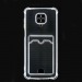 Задняя накладка для Xiaomi Redmi Note 9 Pro/Note 9 Pro Max/Note 9S(силикон, с защитой камеры, с визитницей, прозрачная (Full TPU Case))Armor series#2176693