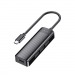 Хаб Type-C KAKUSIGA KSC-1409-M (4USB2.0) черный#2177048