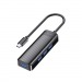 Хаб Type-C KAKUSIGA KSC-1409-N (4USB3.0) черный#2177047