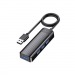 Хаб USB KAKUSIGA KSC-1409-J (4USB3.0) черный#2177045