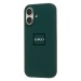 Чехол-накладка ORG Soft Touch для "Apple iPhone 16" (49) (green black) (246720)#2182617