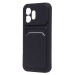 Чехол-накладка - SC337 с картхолдером для "Honor 600" (black) (246218)#2184641