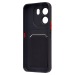 Чехол-накладка - SC337 с картхолдером для "Honor X6e 4G" (black) (246213)#2184637