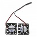 Одноплатные компьютеры CAIZHU-FAN Кулер осевой для Raspberry Pi25x25x7мм 5В 0,11А 8000 об/мин (подшипник качения) 2шт#2185872