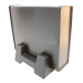 Корпуса алюминиевые Bahar BAD 11013-B7(W220) Корпус алюминиевыйнастольный чёрный 186x60x220мм#2186117