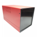 Корпуса стальные Bahar BDA 40006-A5(W275) Корпус стальнойнастольный красный 150x160x275мм#2186486