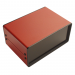 Корпуса стальные Bahar BDA-40004-A5(W100) Корпус стальнойнастольный красный 150x70x100мм#2186339
