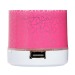 Портативная акустика - S10 LED mini (pink) USB/microSD#171955