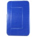 Чехол универсальный с силиконовой вставкой 7 под кожу синий#202990