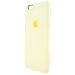 Чехол-накладка - Soft Touch для Apple iPhone 6/iPhone 6S (yellow)#343125