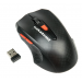 Мышь беспроводная Nakatomi MRON-07U - 6 кнопок + ролик прокрутки, USB, черная#2146573